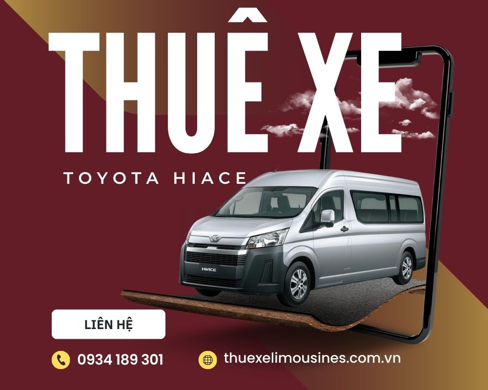 Mẫu xe Toyota Hiace phiên bản màu xám