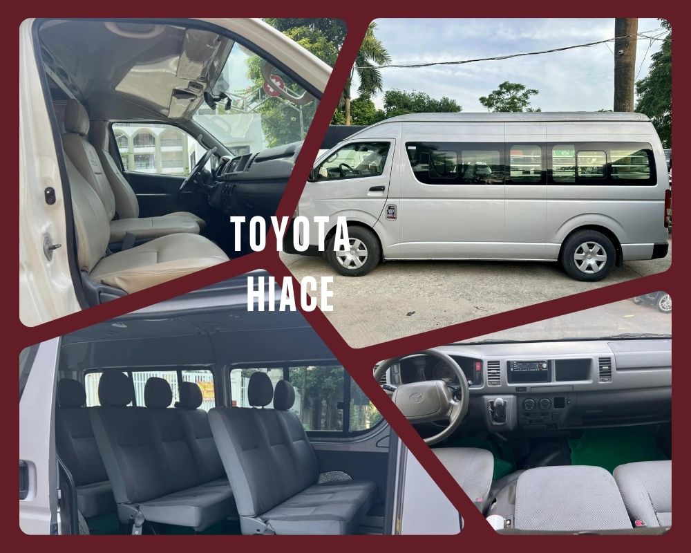 Nội thất và ngoại thất xe Toyota Hiace