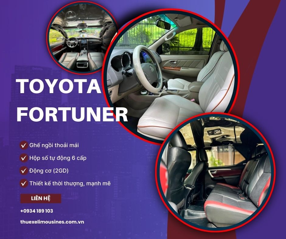 Nội thất xe Toyota fortuner