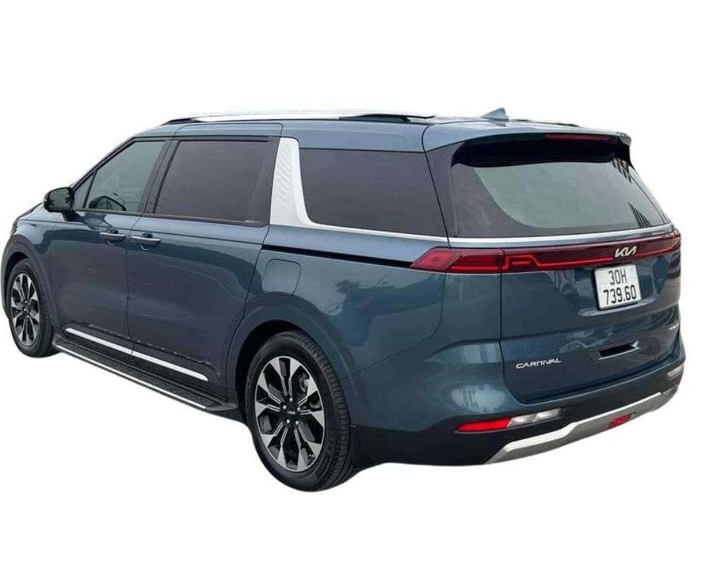 Carnival KIA 7 chỗ MPV xanh xám