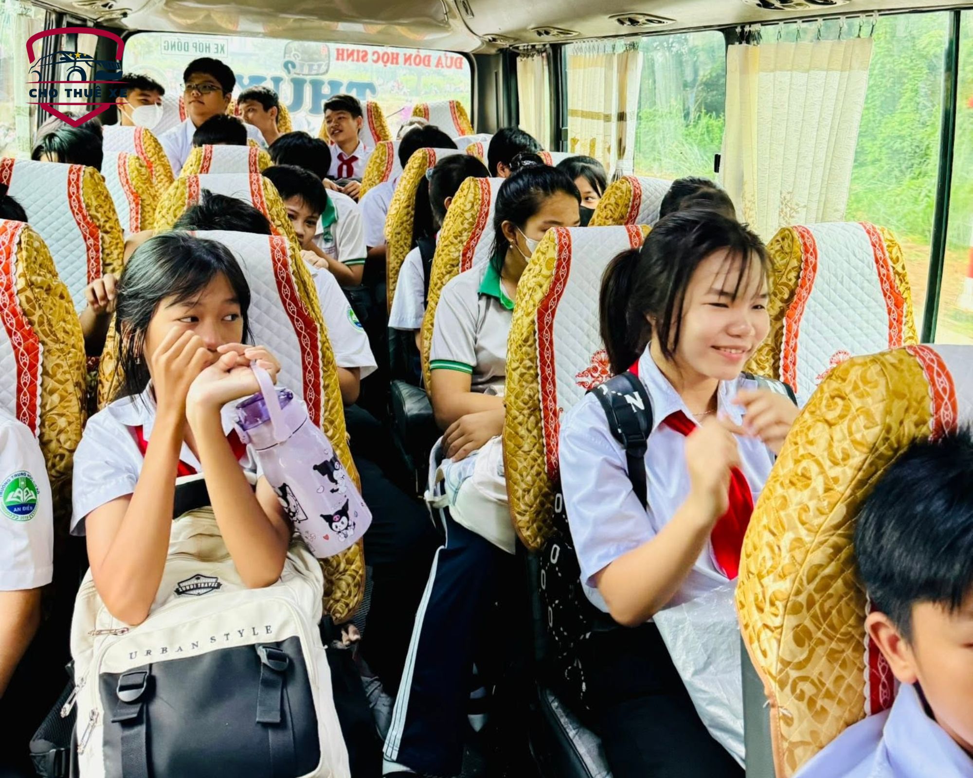 Đồng hành cùng trường học đưa đón học sinh theo tháng