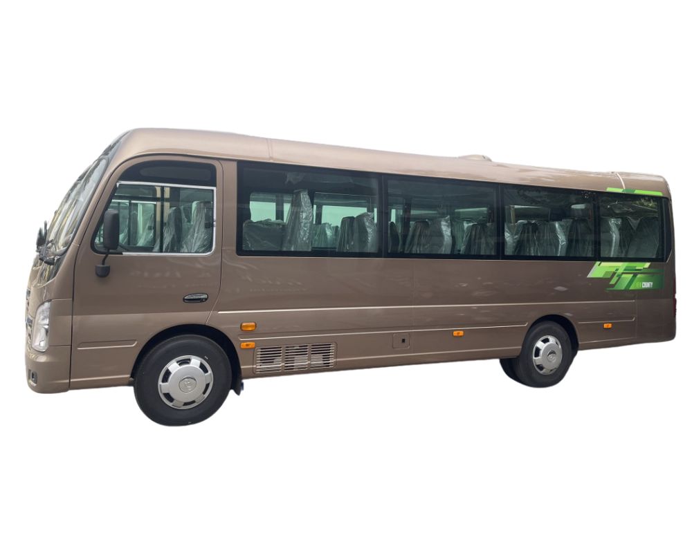 Hyundai County 29 chỗ màu đồng hiện đại