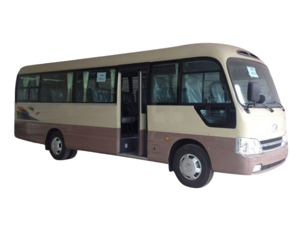 Hyundai County 29 chỗ màu đồng vàng