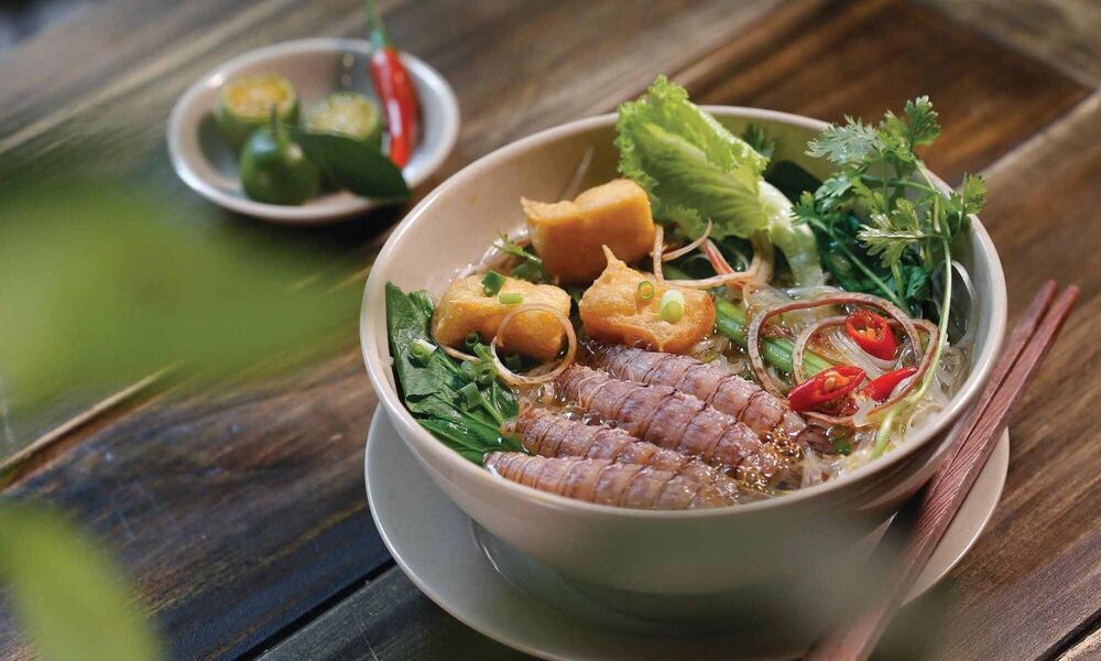 Bún tôm tít