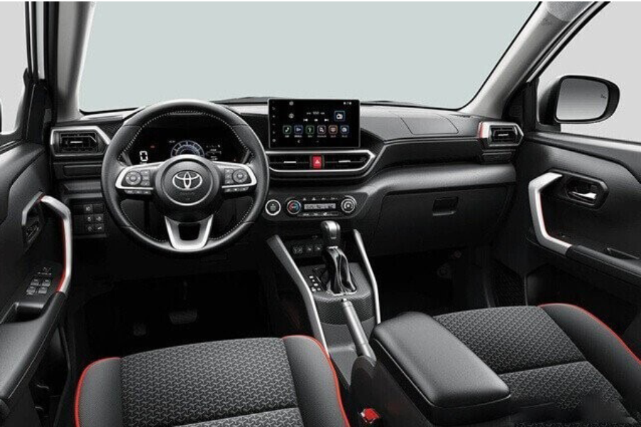 Nội thất khoang lái Toyota Raize 4 chỗ