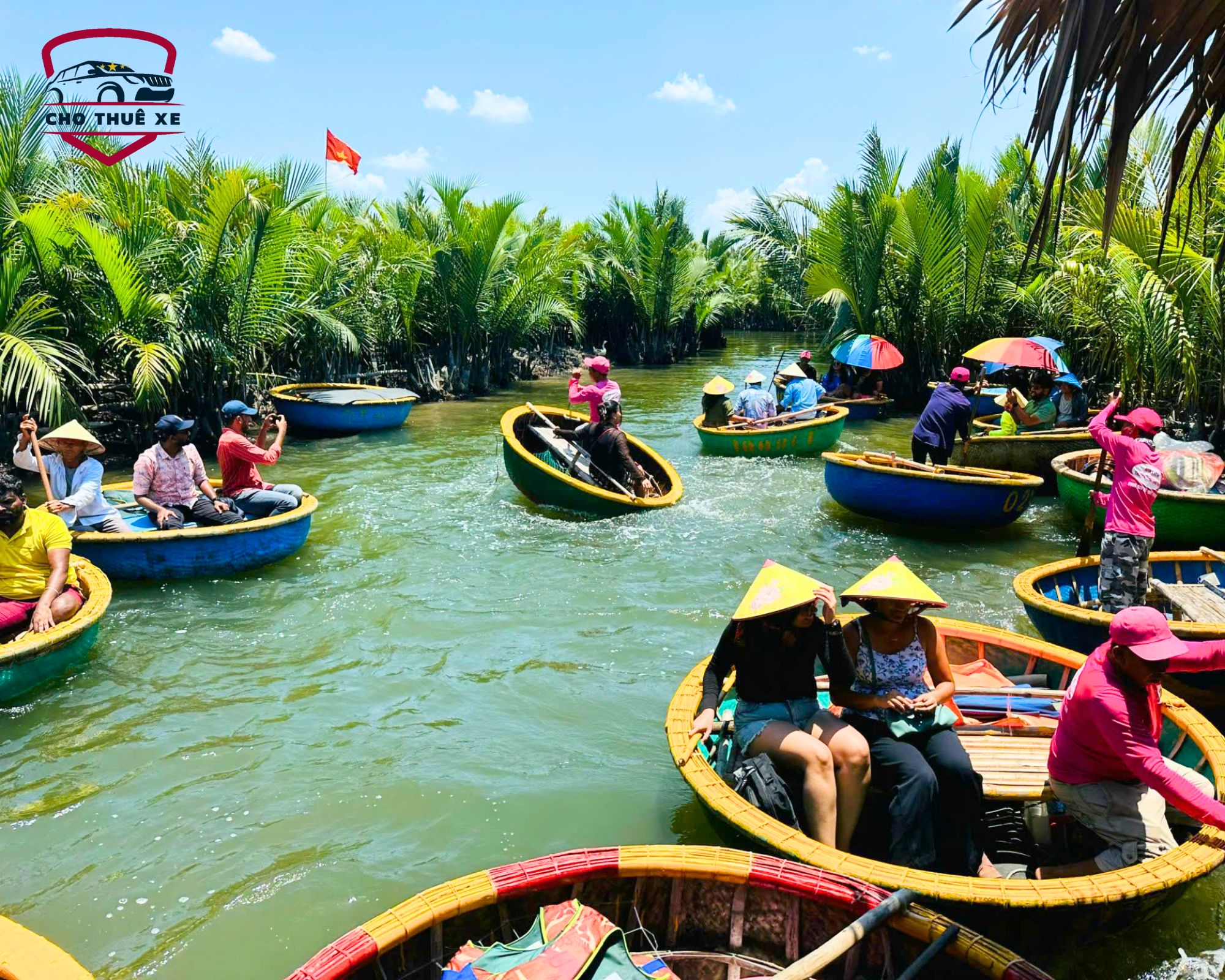 Hòa mình vào không khí sôi động và khám phá vẻ đẹp độc đáo của rừng dừa Bảy Mẫu