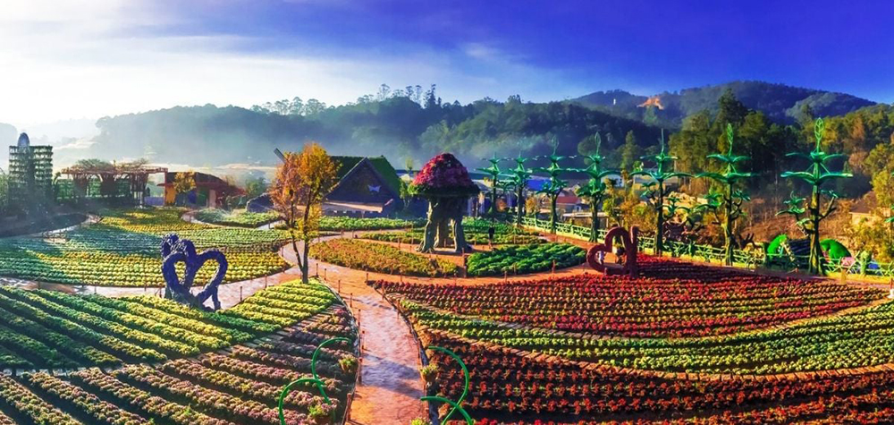 khung cảnh đẹp du lịch Đà Lạt