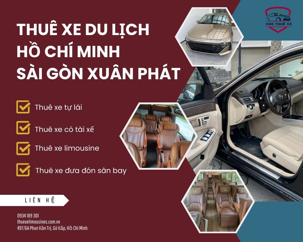 thuê xe du lịch Hồ Chí Minh Sài Gòn xuân phát