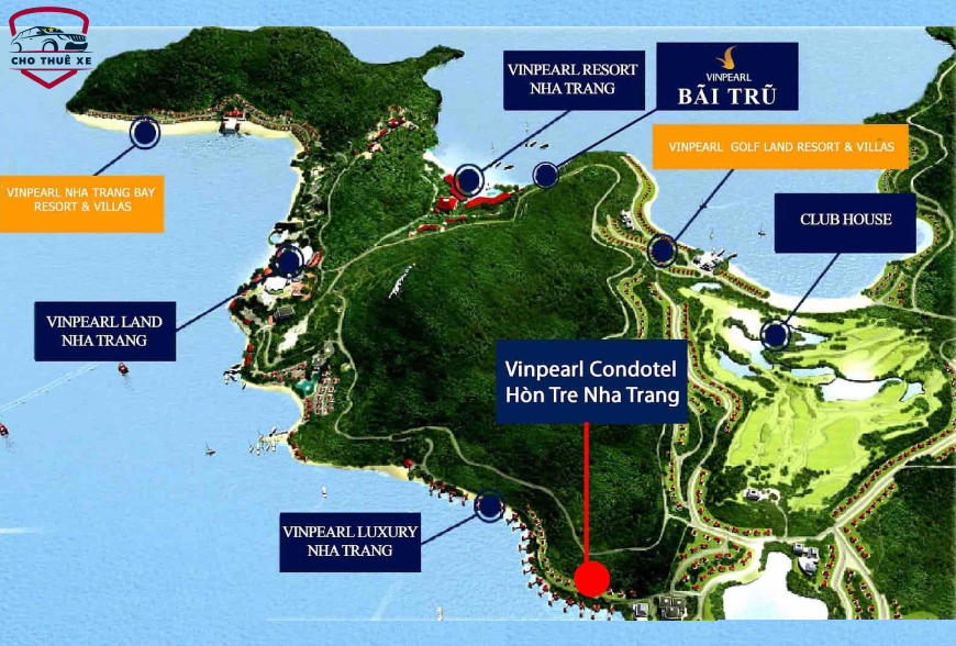 Vị trí địa lý du lịch Vinpearl Nha Trang