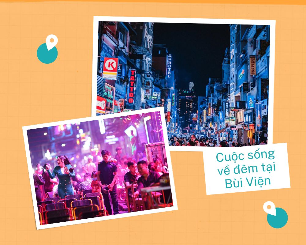 Cuộc sống về đêm tại Bùi Viện