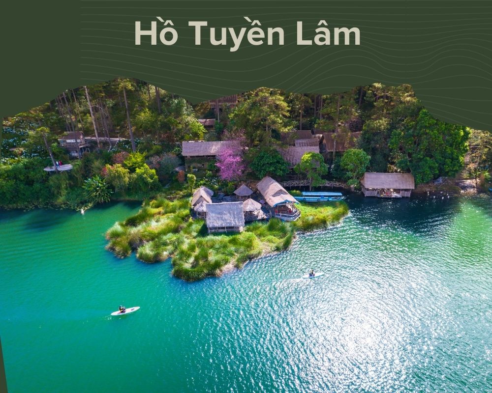 Một khu resort tại Hồ Tuyền Lâm