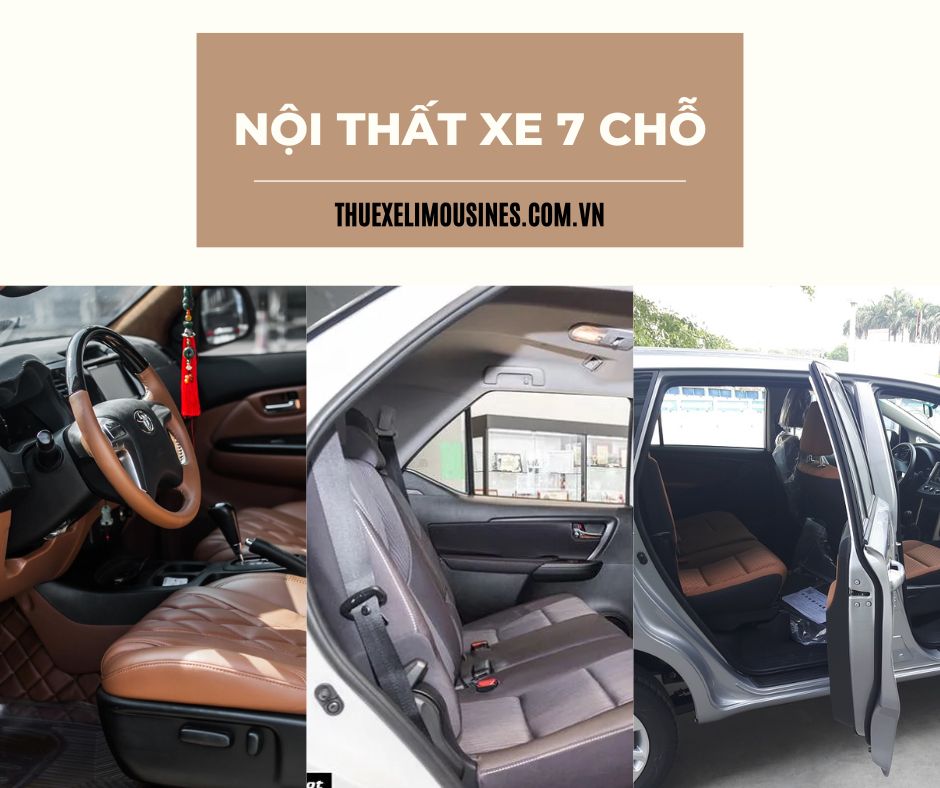 Nội thất xe 7 chỗ