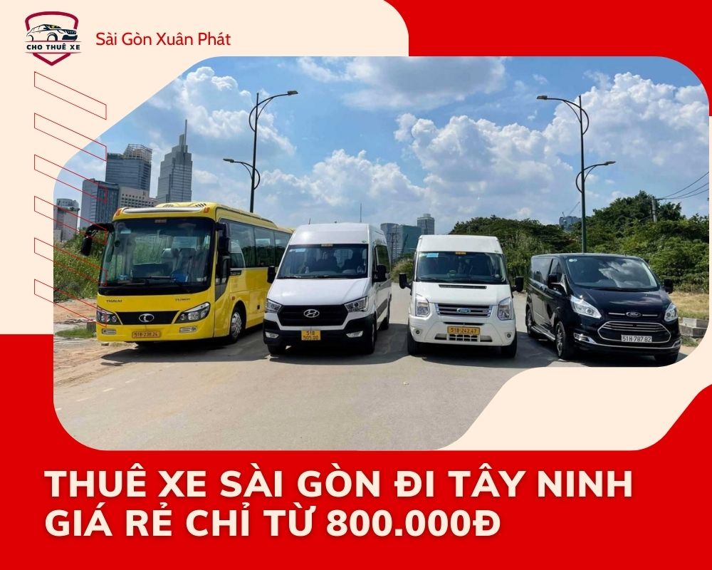 Thuê Xe Sài Gòn Đi Tây Ninh Giá Rẻ Chỉ Từ 800.000Đ