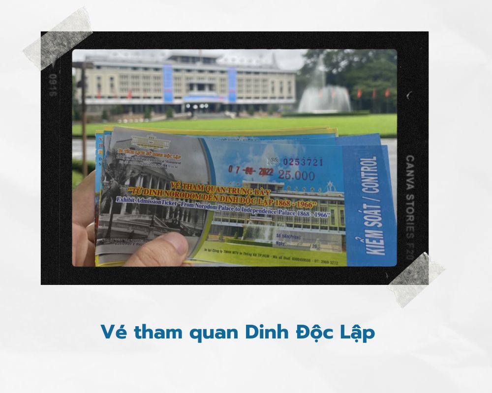 Vé tham quan Dinh Độc Lập