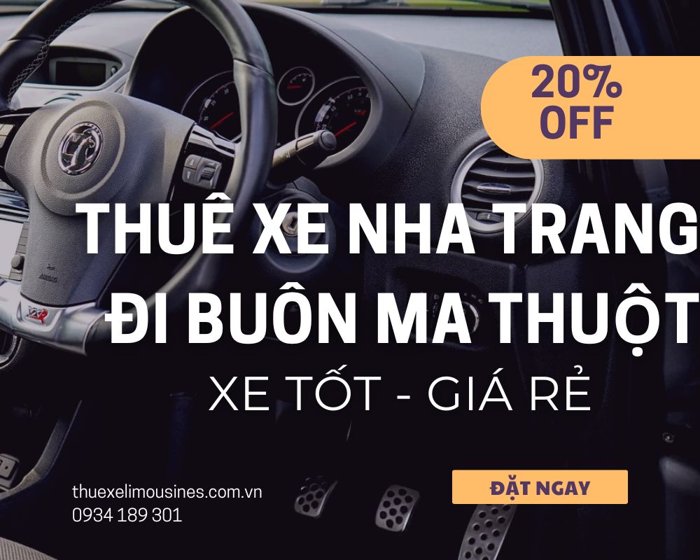 Thuê xe Nha Trang đi Buôn Ma Thuột