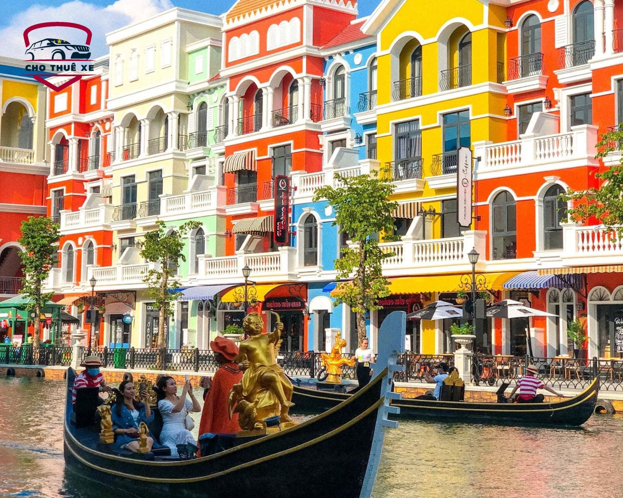 Grand World Phú Quốc với những tòa nhà mang phong cách châu Âu và kênh đào lãng mạn