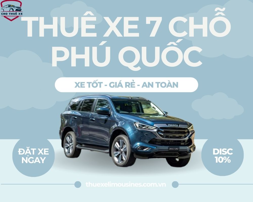 Thuê xe 7 chỗ Phú Quốc