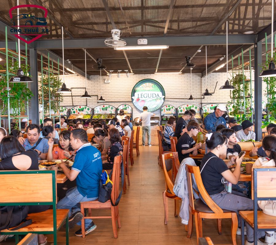 Buffet rau Đà Lạt - Nhà hàng Léguda