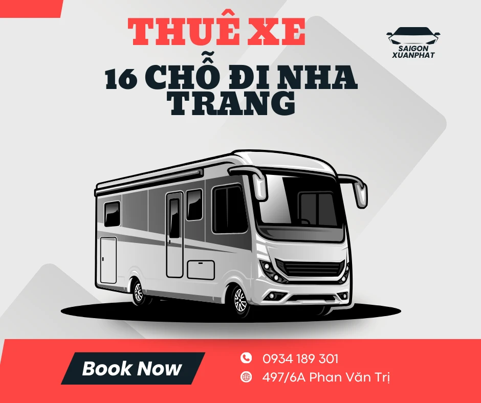 Dịch vụ cho thuê xe 16 chỗ đi Nha Trang của Sài gòn Xuân Phát
