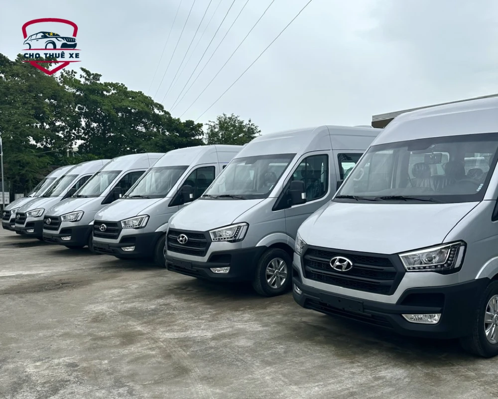 Dàn xe 16 chỗ hiện đại