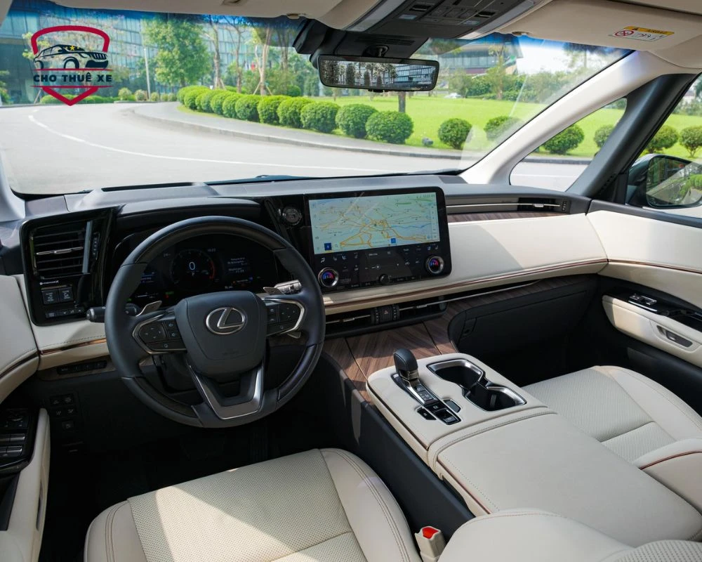 Không gian ghế lái của Xe Lexus LM 500h