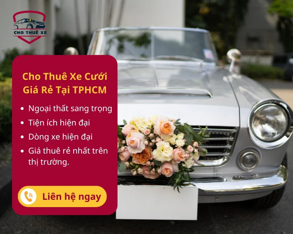 Cho thuê xe cưới giá rẻ tại TPHCM