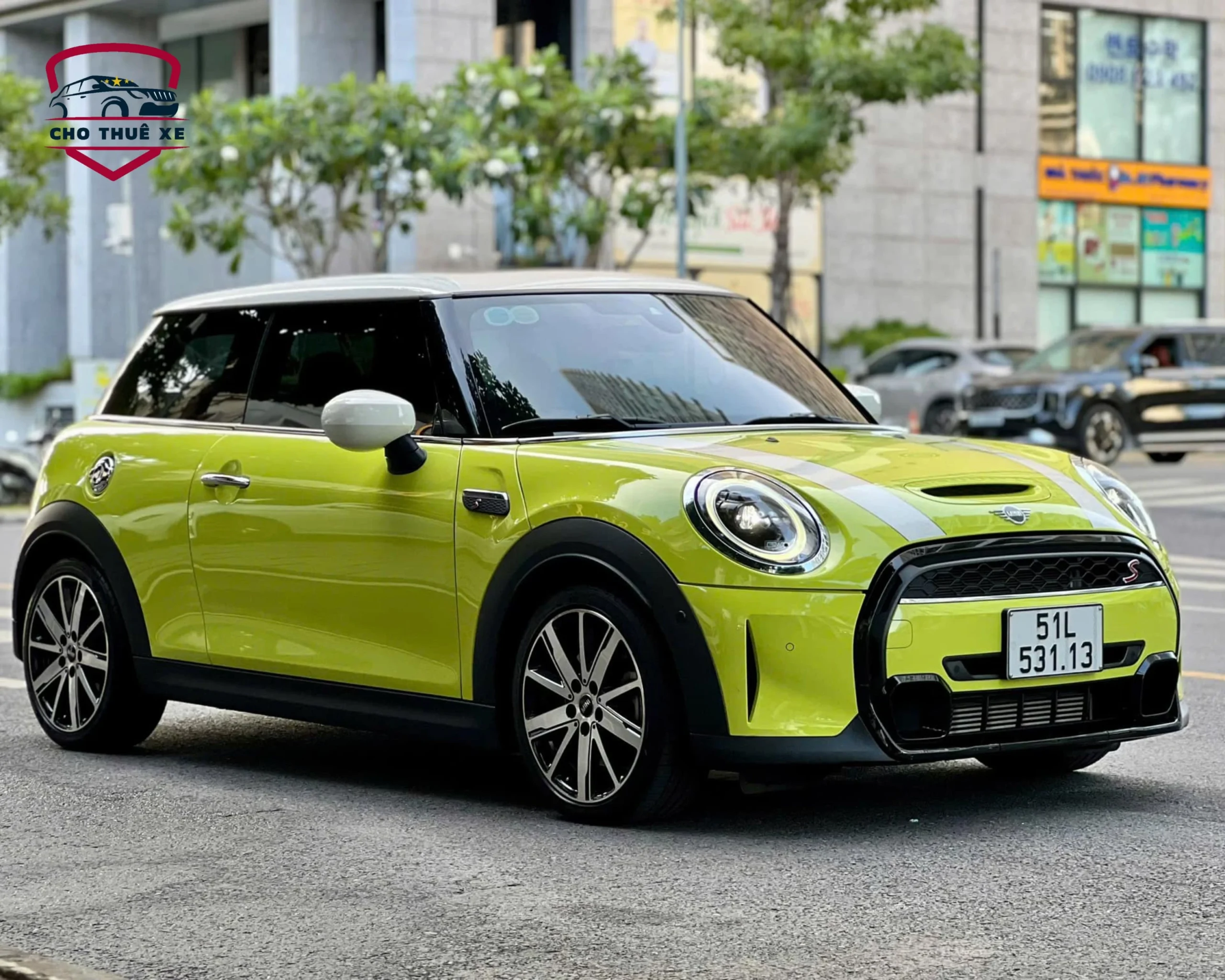 Mini Cooper S 3Doors 2024 màu xanh cốm nội thất nâu full options