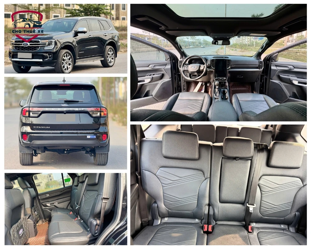 Xe Ford Everest 7 chỗ đi Bến Tre