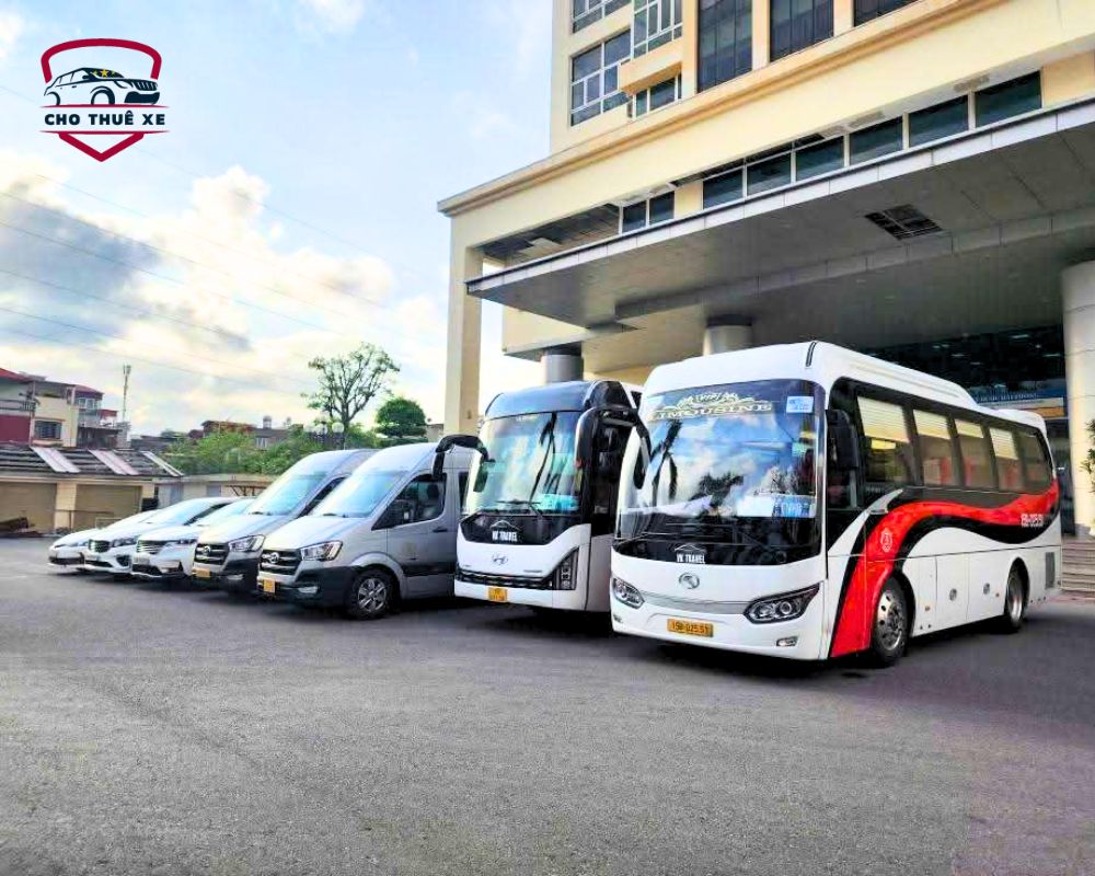 Các dòng xe đa dạng của dịch vụ Thuê Xe Tài Xế Tiếng Anh Đà Nẵng