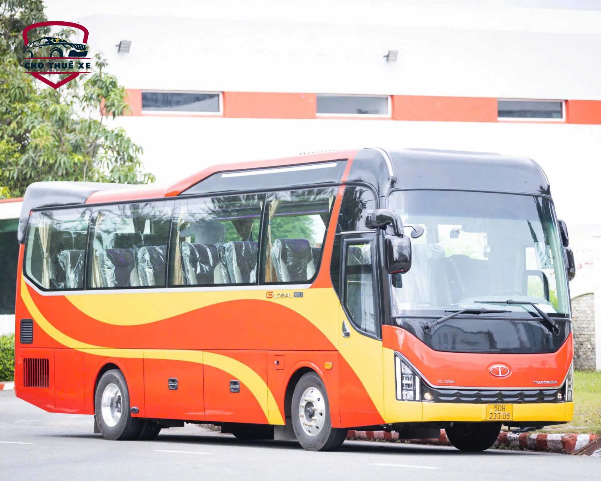 Hyundai Tracomeco Global sử dụng Động Cơ WP6.245E50 và kiểu dáng Hyundai Universe Hàn Quốc