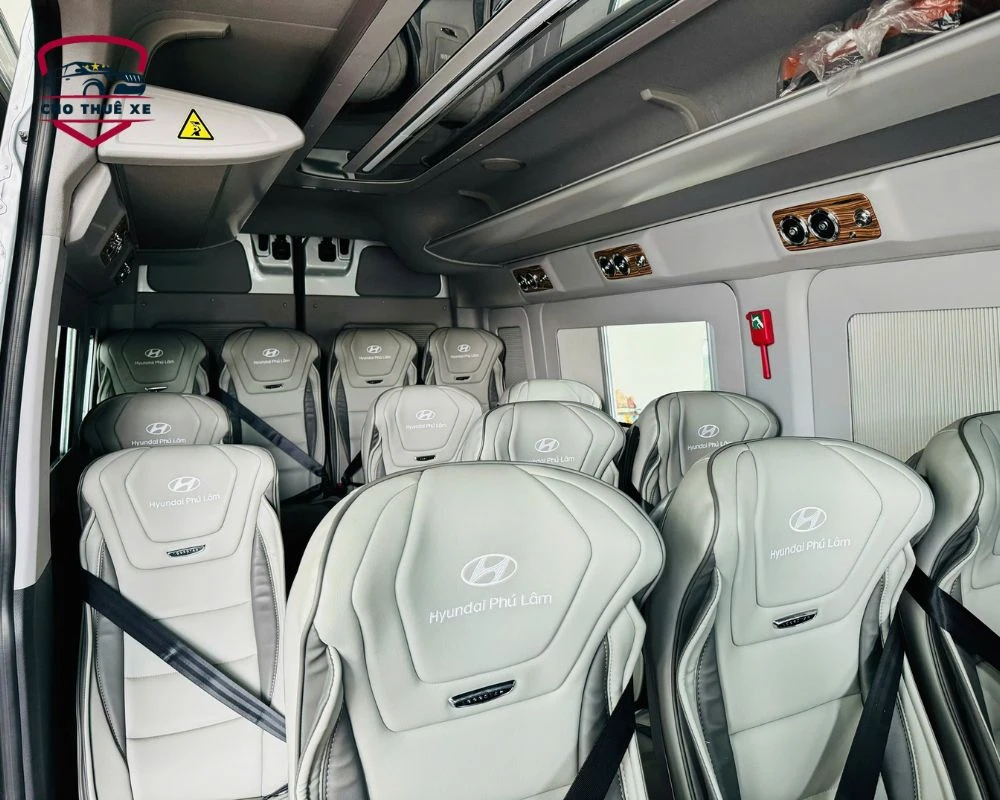 Nội thất bên trong Hyundai Solati