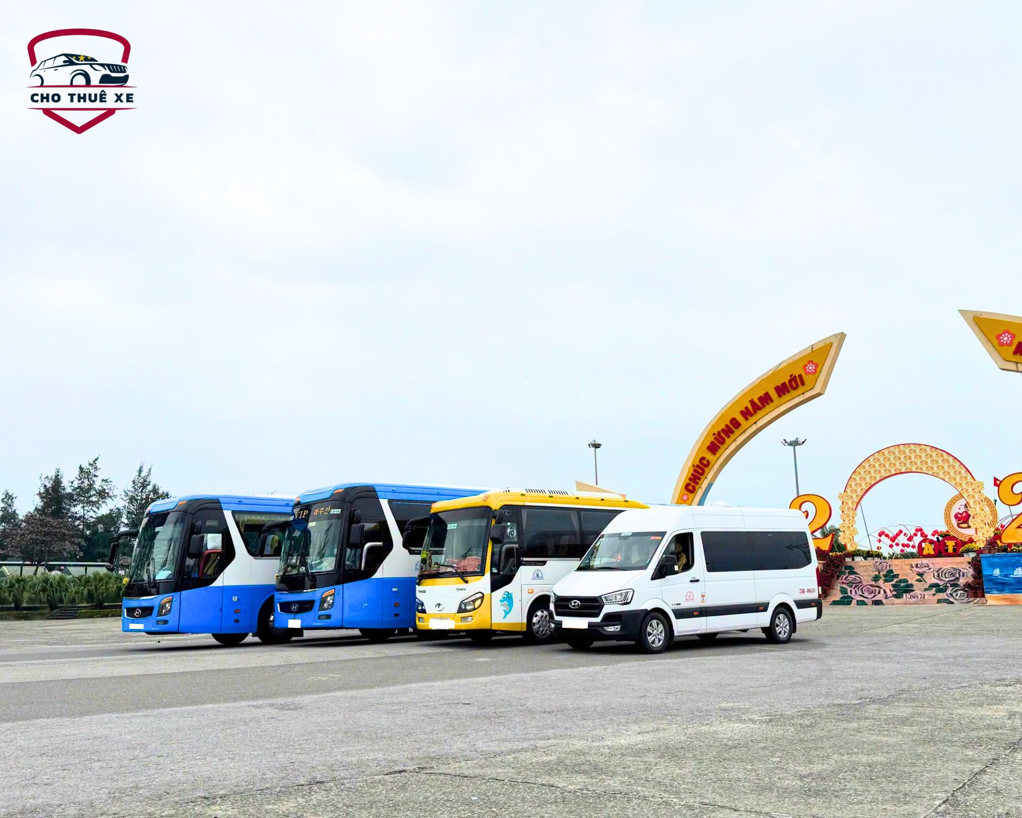 Đa dạng dòng xe đề phòng trường hợp thay xe cho công ty du lịch