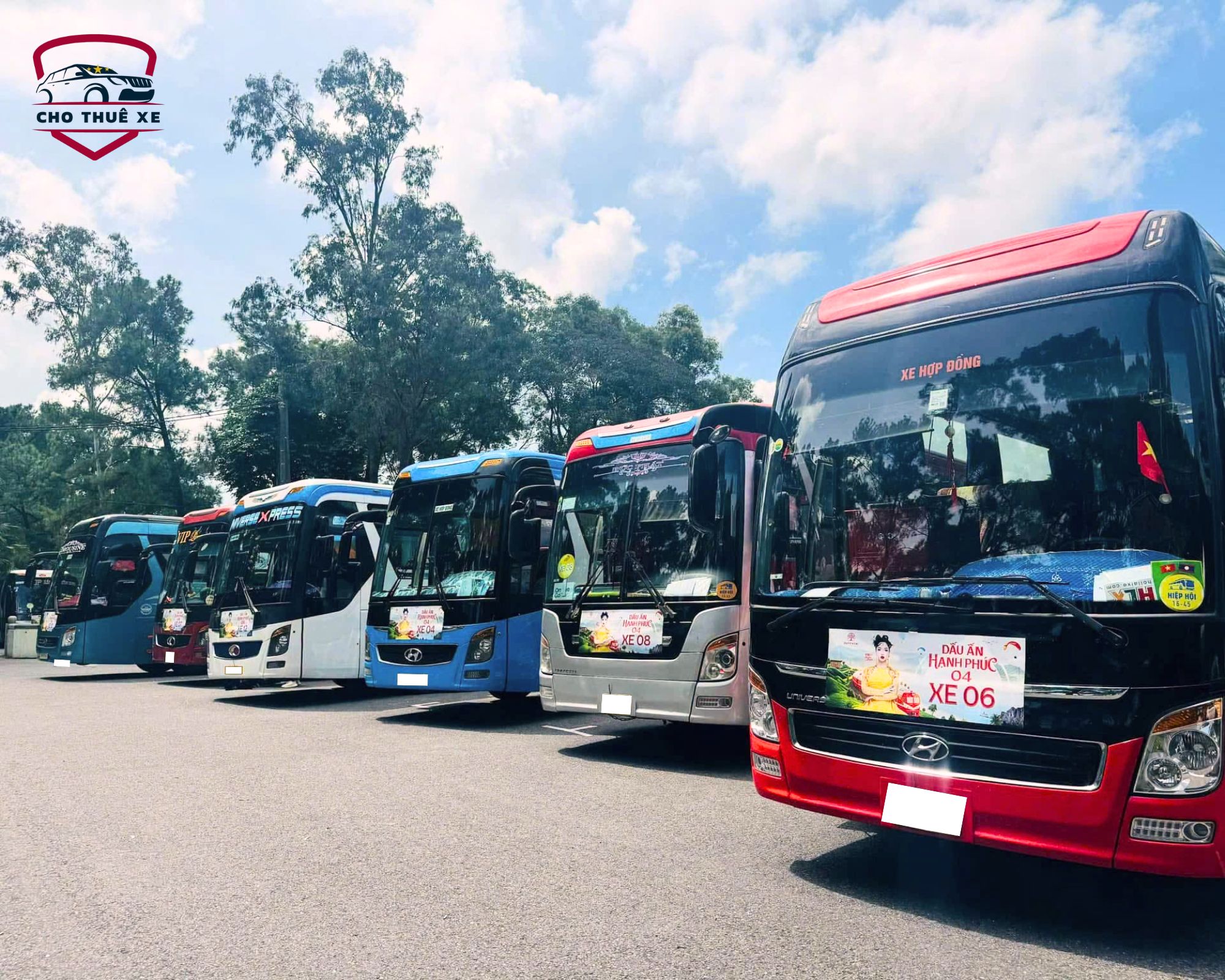 Dịch vụ cho thuê xe du lịch cho công ty lữ hành làm sự kiện