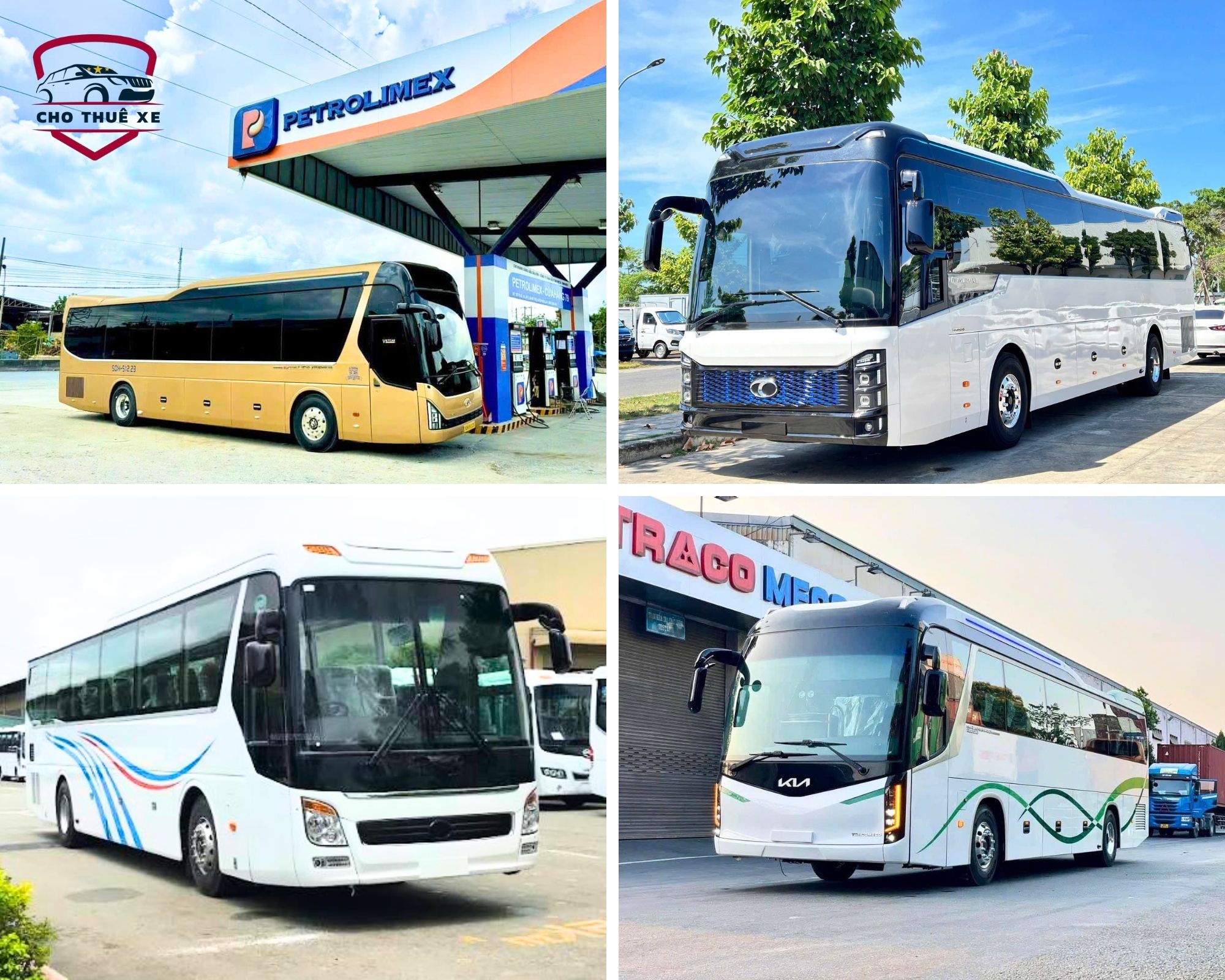 Dòng xe du lịch 45 chỗ chuyên phục vụ cho đoàn công ty