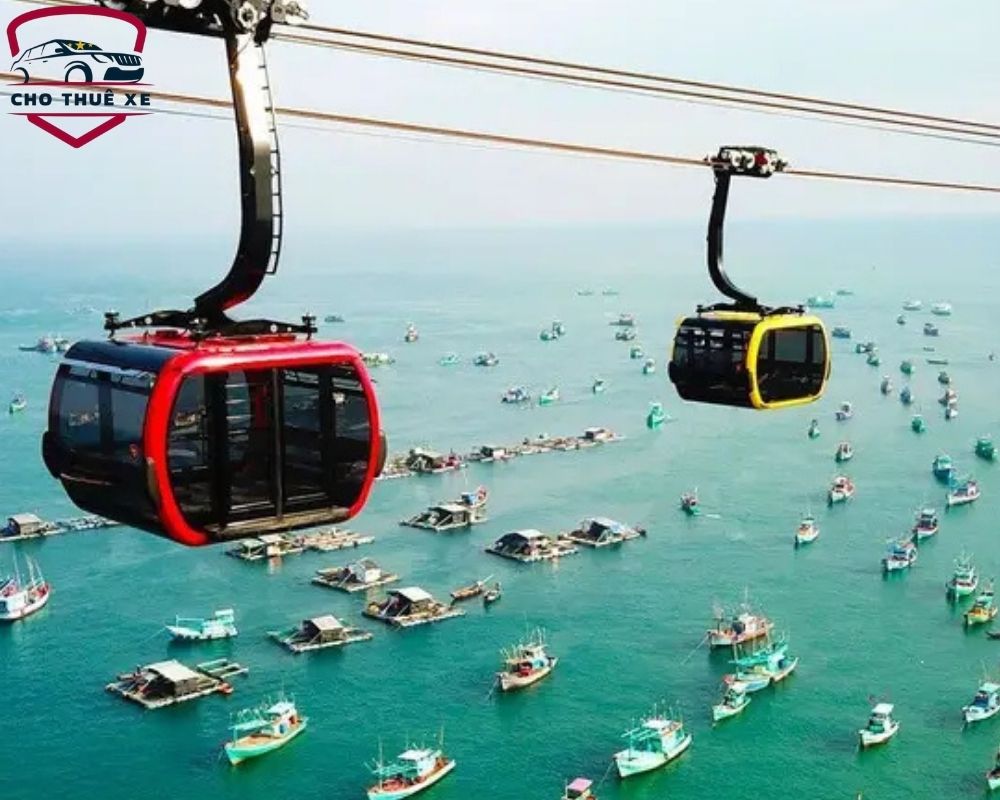 Vượt biển đến Hòn Thơm bằng cáp treo dài nhát thế giới