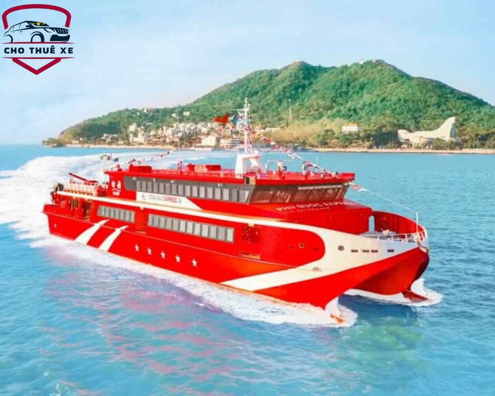 Đi tàu cao tốc đến đảo ngọc