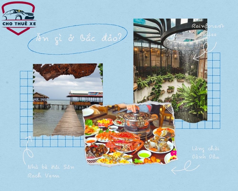 Bắc đảo cũng có nhiều nhà hàng, quán cafe vừa ngon vừa có cảnh đẹp