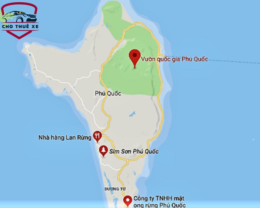Lá phổi của đảo nằm ở vị trí đắc địa ngay phía Bắc Đảo