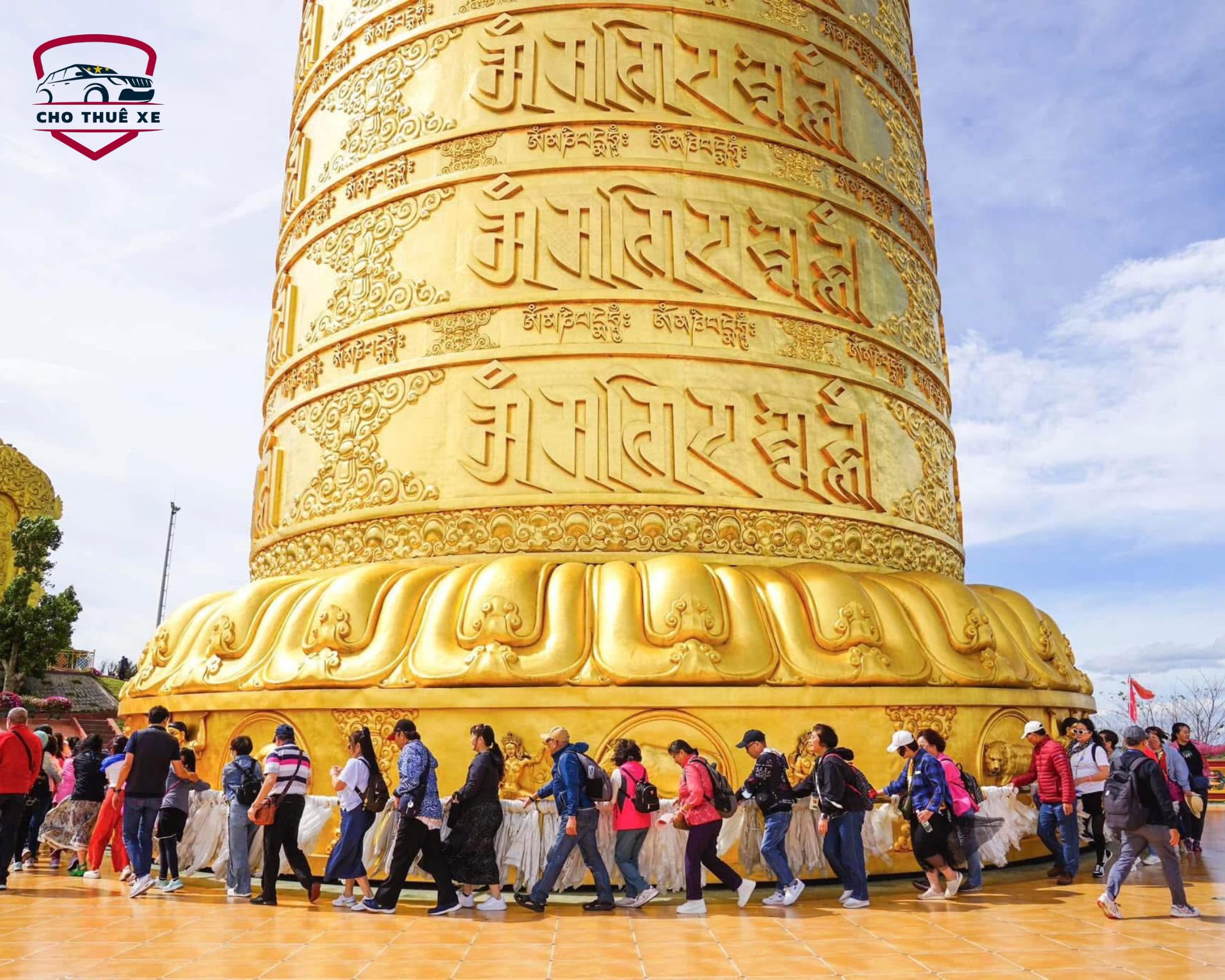 Giá vé tham quan Đà Lạt tại Samten Hills, nơi có Đại Bảo Tháp Kinh Luân lớn nhất thế giới