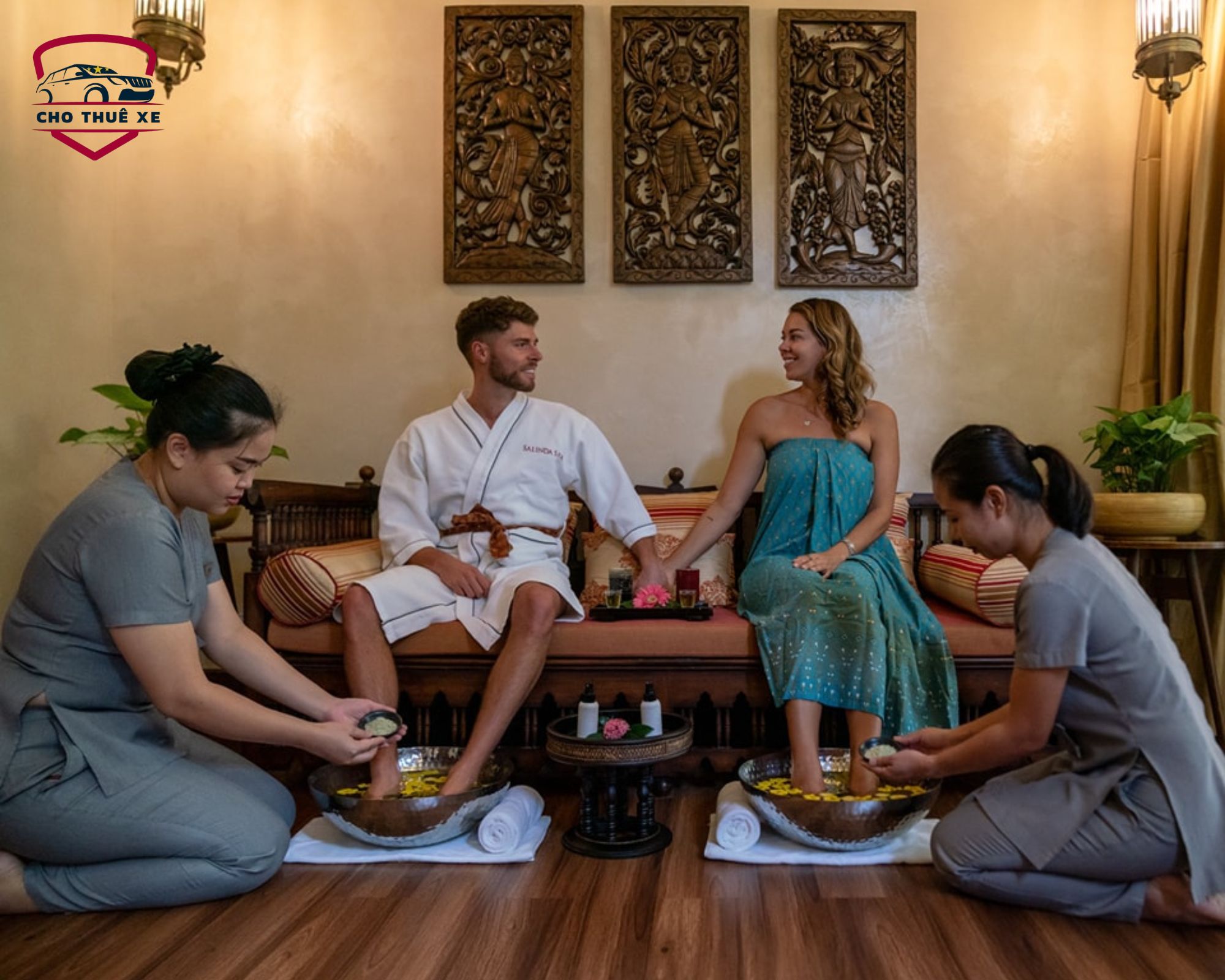 Liệu pháp ngâm chân thảo dược tại Qi’sense Spa giúp bạn và người thương xua tan mệt mỏi