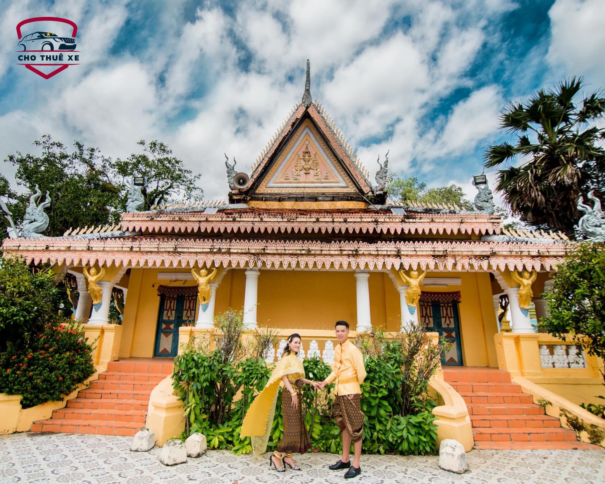 Khám phá kiến trúc Khmer độc đáo tại chùa Láng Cát