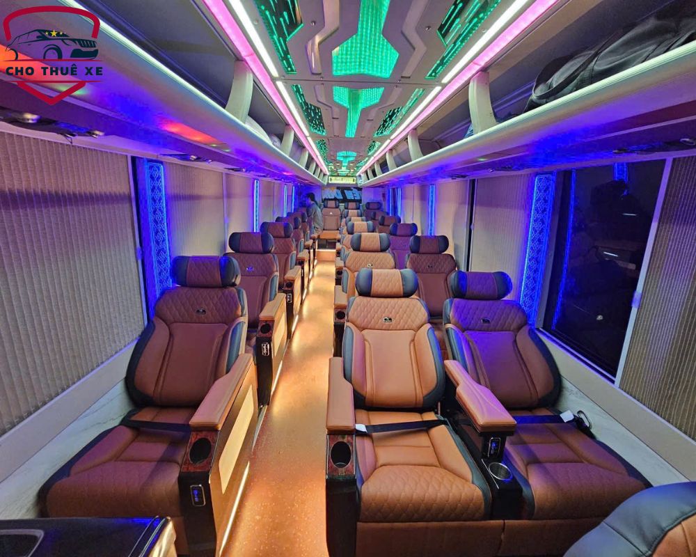 Sơ đồ ghế ngồi của xe Limousine 22 chỗ