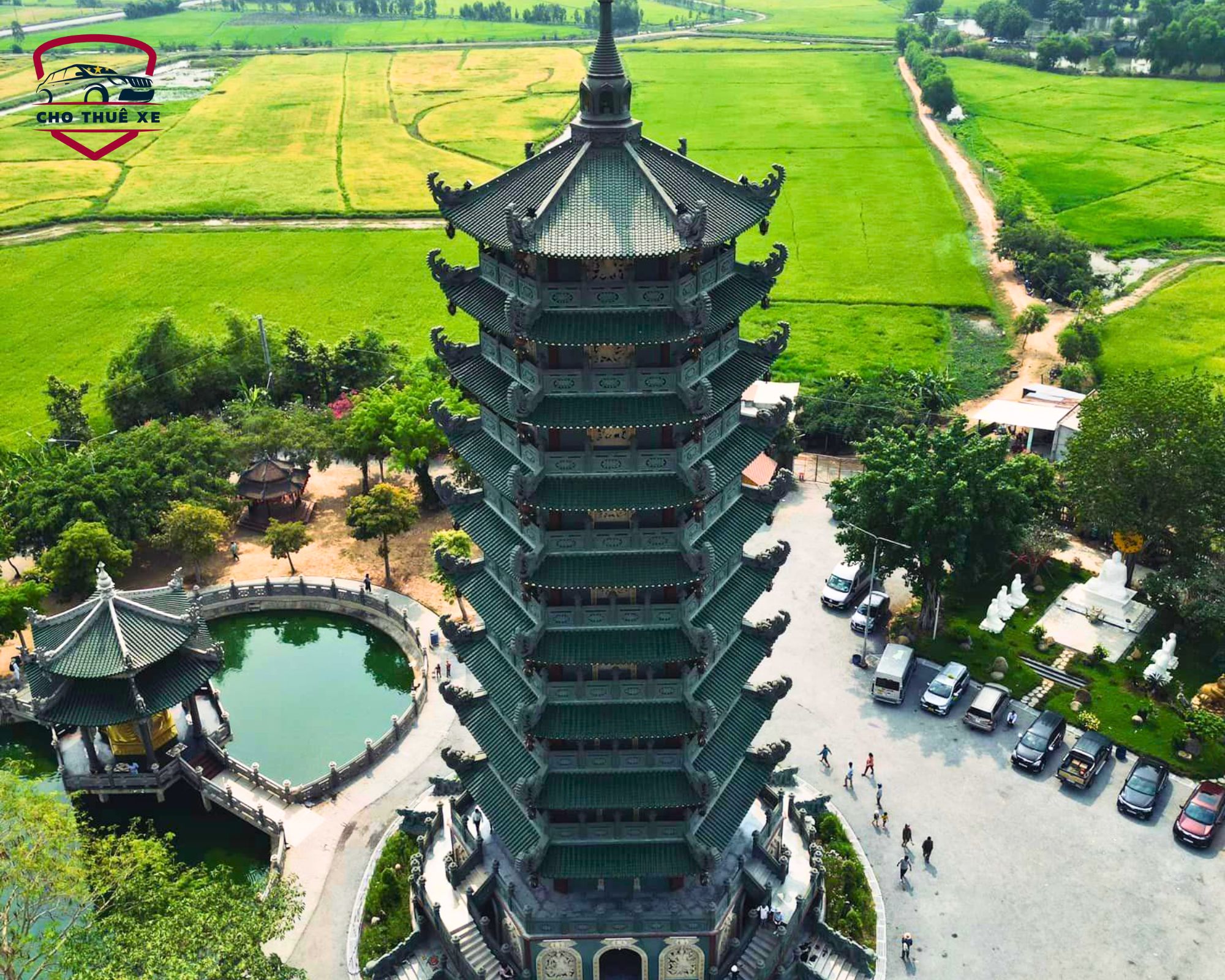 Chùa Gò Kén ở Tây Ninh - Ngôi cổ tự nổi tiếng với kiến trúc tháp độc đáo và không gian xanh