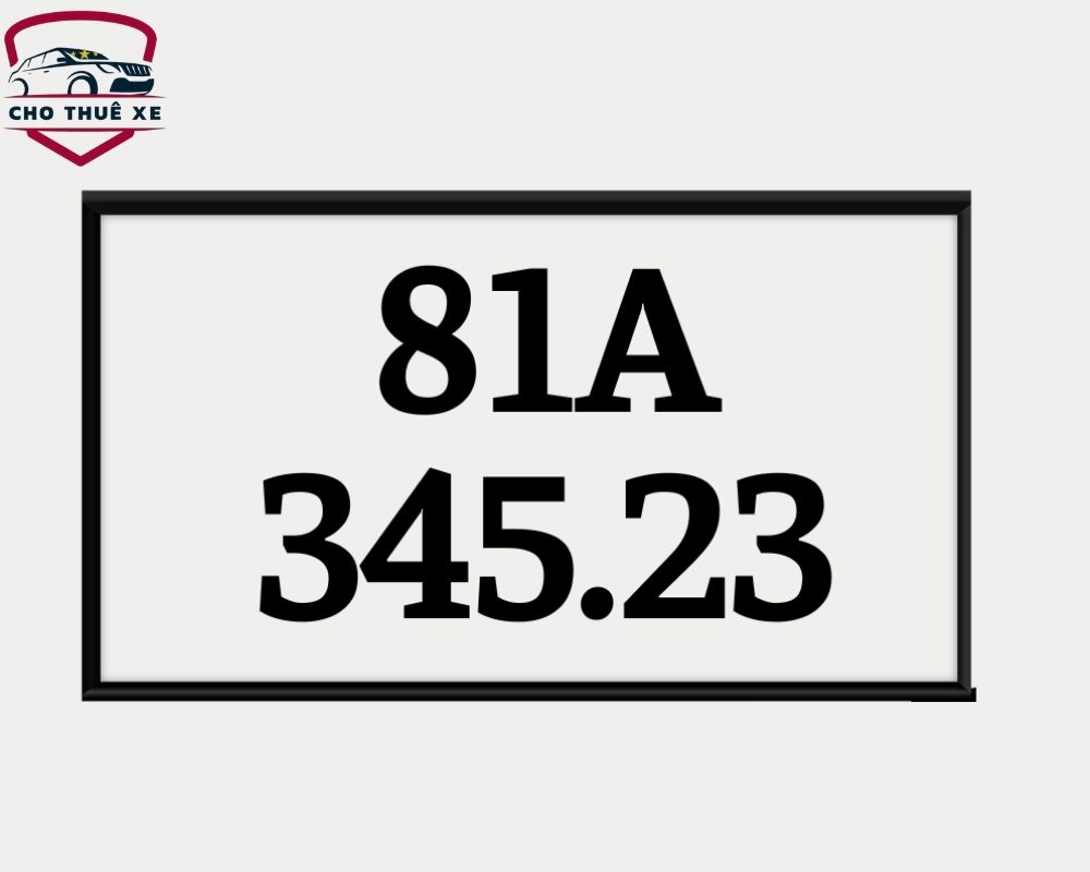 Biển số xe 8 nút là tổng các con số trên biển bằng 8