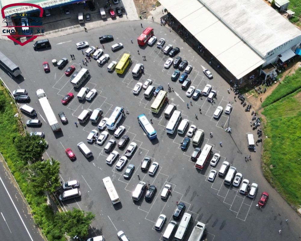 Trạm dừng chân tại cao tốc Phan Thiết, Vĩnh Hảo khi nhìn từ trên cao xuống