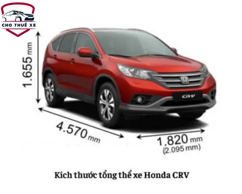 Kích thước xe 7 chỗ Honda CR-V