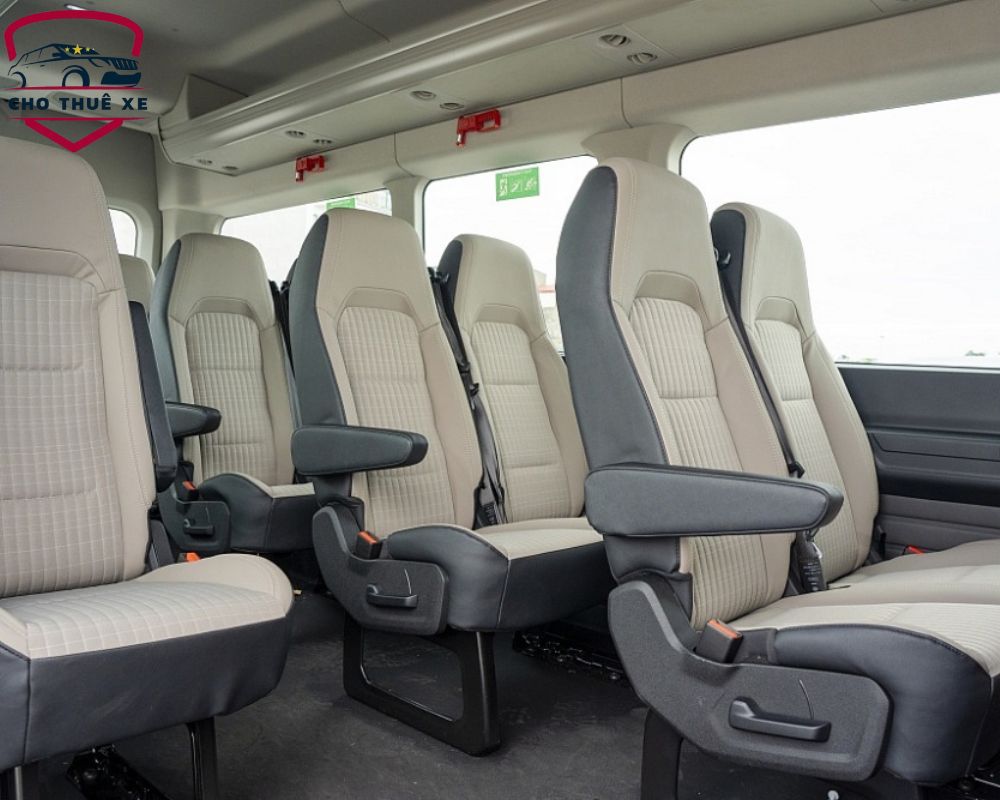 Ghế ngồi êm ái, mang đến những chuyến đi không mệt mỏi, không khó chịu