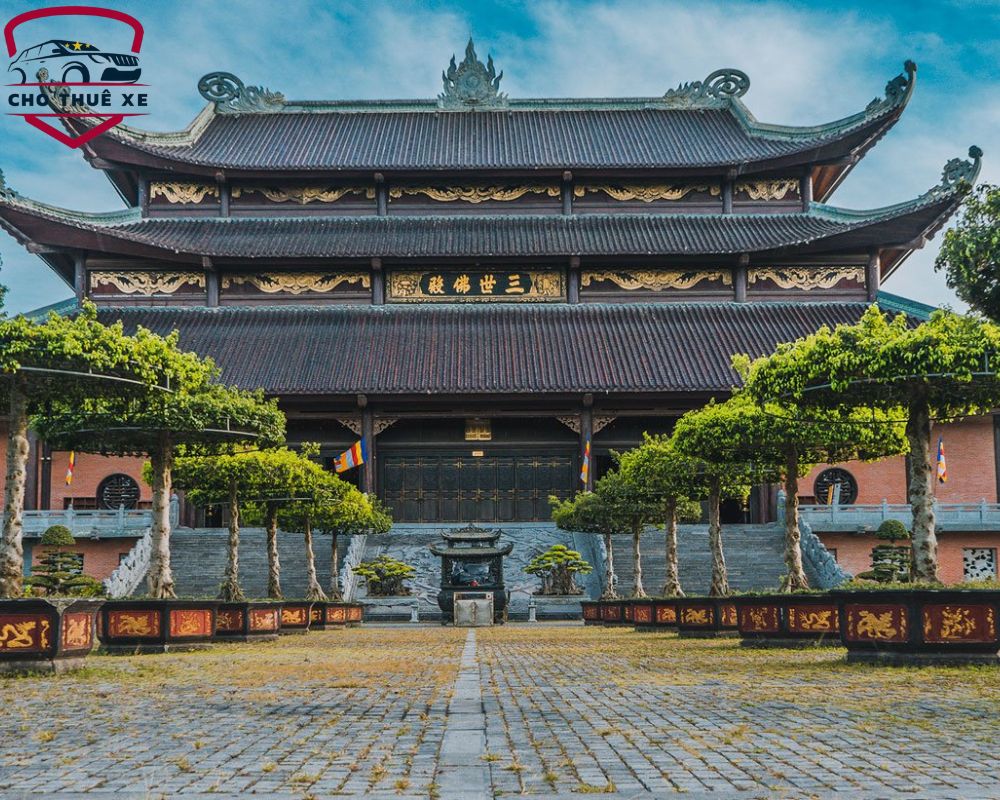 Một trong những khu vực có kiến trúc độc đáo của chùa Bái Đính