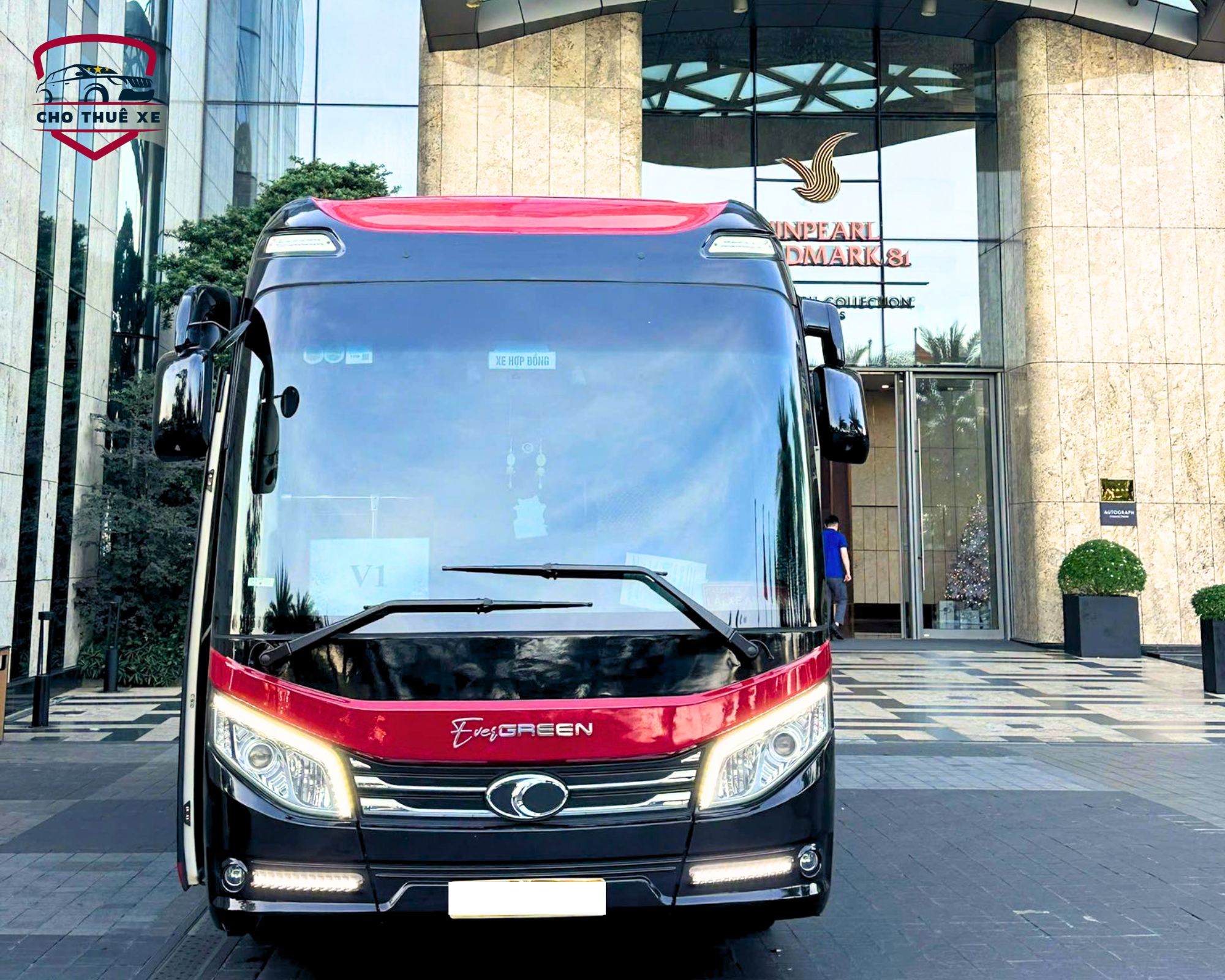 Xe khách lớn 29 chỗ cho dịch vụ thuê xe Bình Dương đi Đồng Tháp