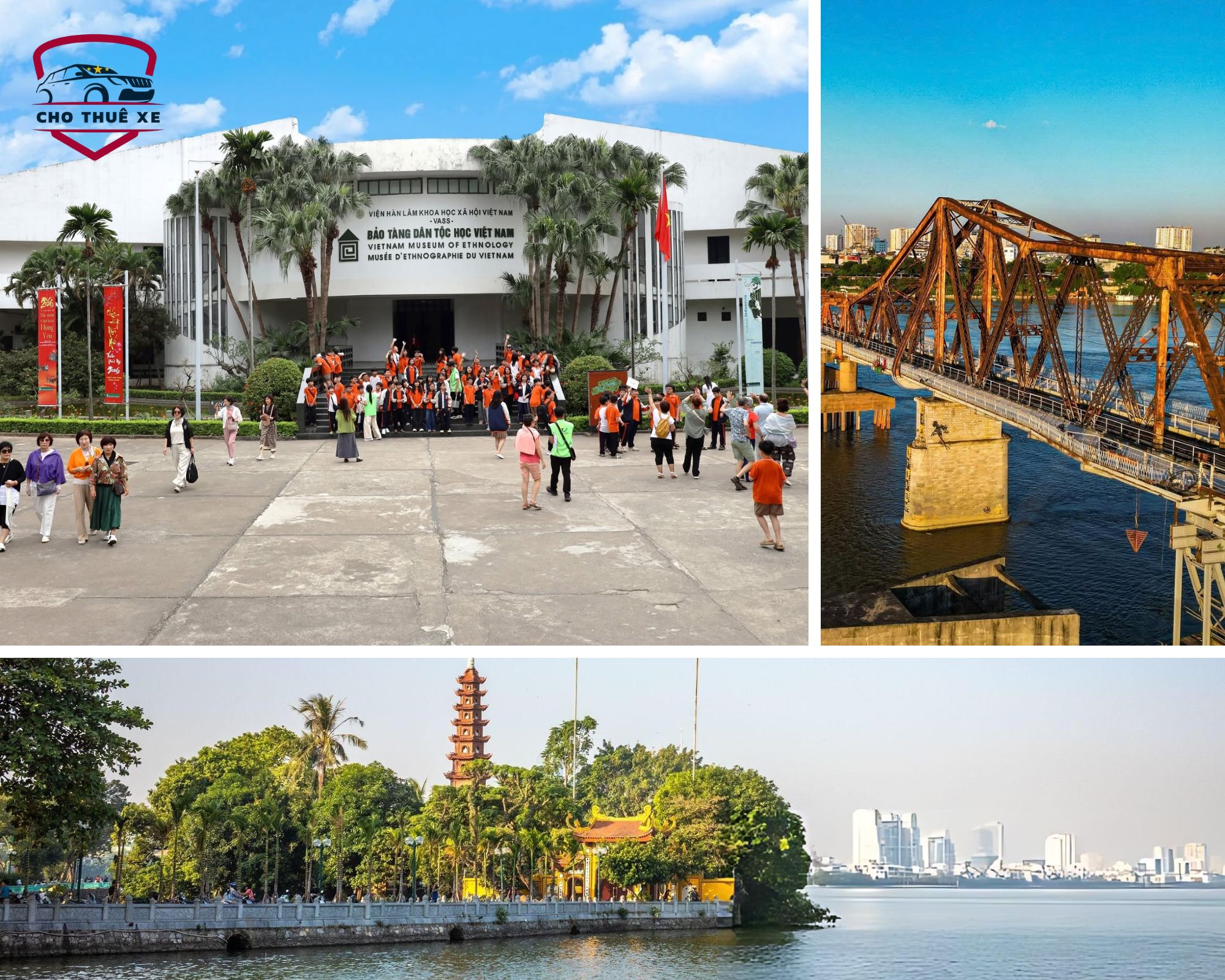 Bảo tàng Dân tộc học cầu Long Biên và cảnh quan hồ Tây điểm tham quan hấp dẫn tại Hà Nội